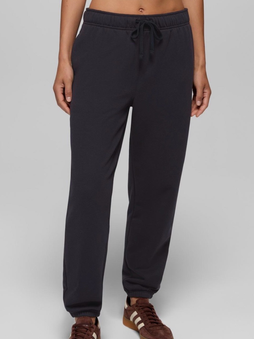 Prana Fleece Sweatpants Black Size Small Joggers